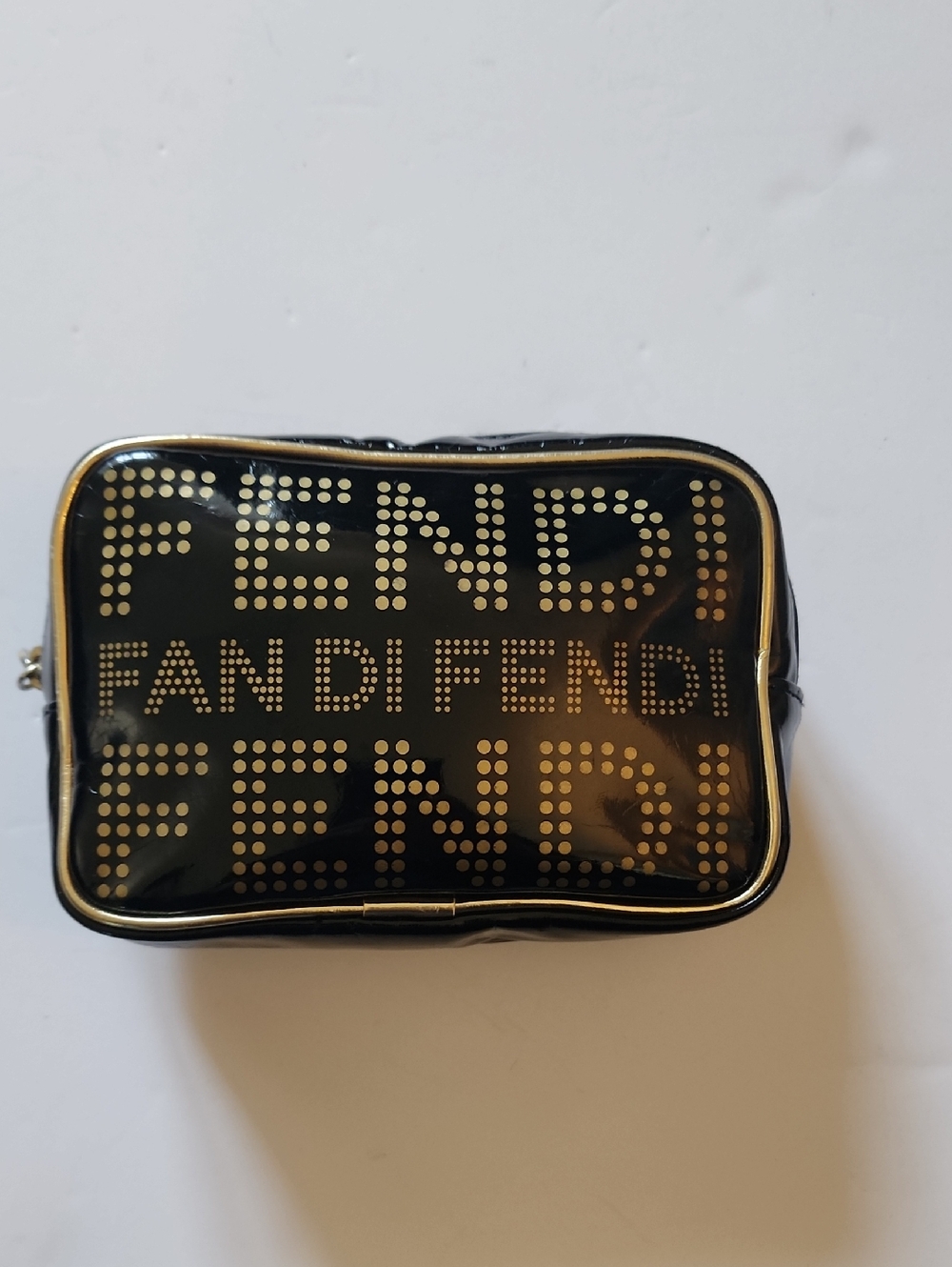 Fendi Black  Cosmetic Pouch. Gently Loved.